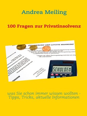 cover image of 100 Fragen zur Privatinsolvenz